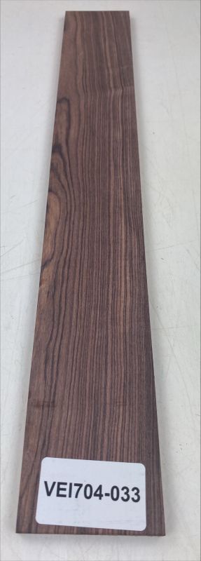 Griffbrett Königsholz - Kingwood 530x75x9mm,  Einzelstück #033